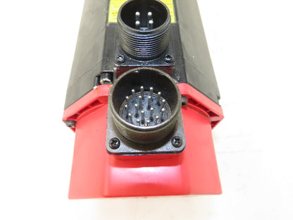 Fanuc A06B-0128-B177 AC Servo Motor 1.4kW 114V 3PH 3000RPM Encoder A8600365T101
