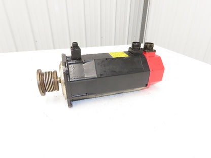 Fanuc A06B-0128-B177 AC Servo Motor 1.4kW 114V 3PH 3000RPM Encoder A8600365T101