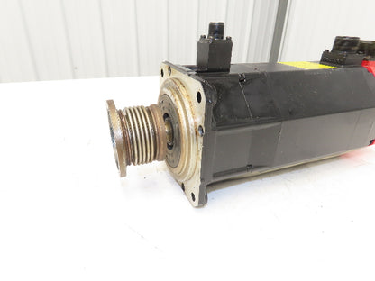 Fanuc A06B-0128-B177 AC Servo Motor 1.4kW 114V 3PH 3000RPM Encoder A8600365T101
