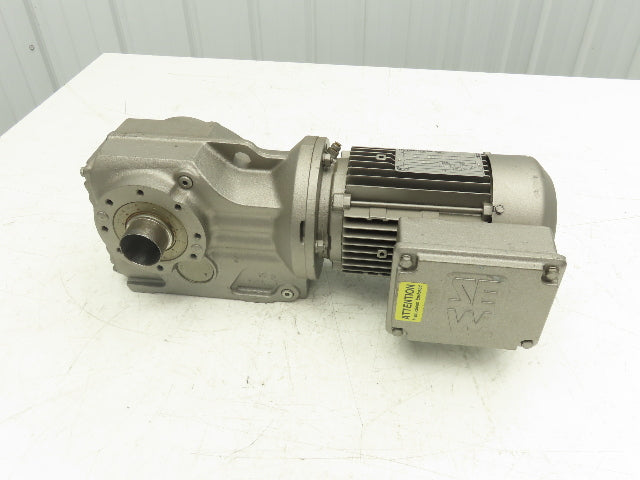 Sew Eurodrive KT47TDT80K4 Gearmotor 5.81 Ratio 293rpm .75Hp 230/460 Hollow Shaft