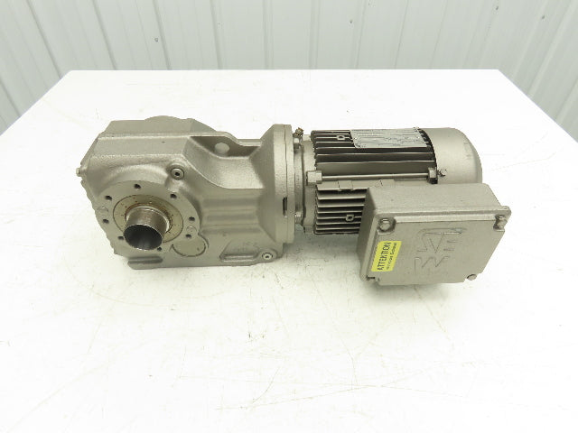 Sew Eurodrive KT47TDT80K4 Gearmotor 5.81 Ratio 293rpm .75Hp 230/460 Hollow Shaft