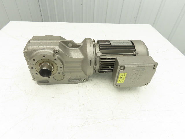 Sew Eurodrive KT47TDT80K4 Gearmotor 5.81 Ratio 293rpm .75Hp 230/460 Hollow Shaft