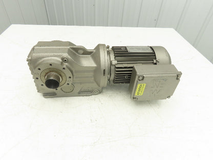 Sew Eurodrive KT47TDT80K4 Gearmotor 5.81 Ratio 293rpm .75Hp 230/460 Hollow Shaft