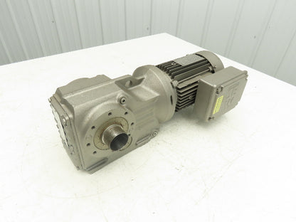 Sew Eurodrive KT47TDT80K4 Gearmotor 5.81 Ratio 293rpm .75Hp 230/460 Hollow Shaft