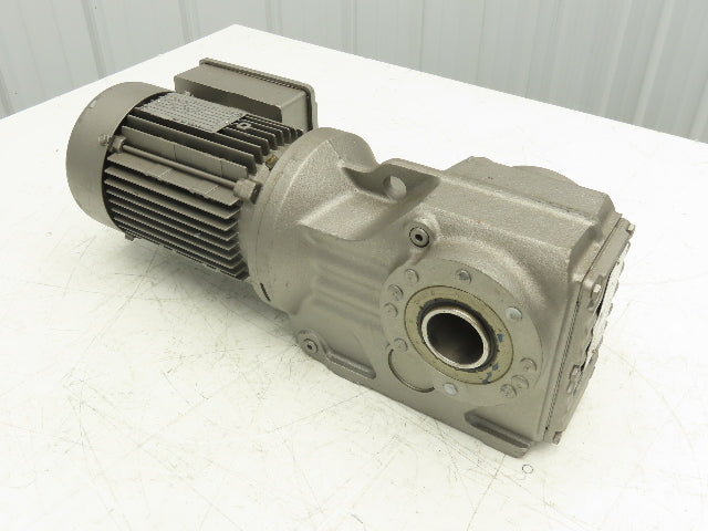 Sew Eurodrive KT47TDT80K4 Gearmotor 5.81 Ratio 293rpm .75Hp 230/460 Hollow Shaft