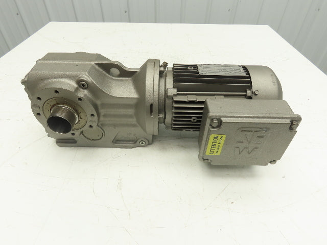 Sew Eurodrive KT47TDT80K4 Gearmotor 5.81 Ratio 293rpm .75Hp 230/460 Hollow Shaft