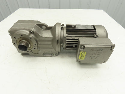Sew Eurodrive KT47TDT80K4 Gearmotor 5.81 Ratio 293rpm .75Hp 230/460 Hollow Shaft