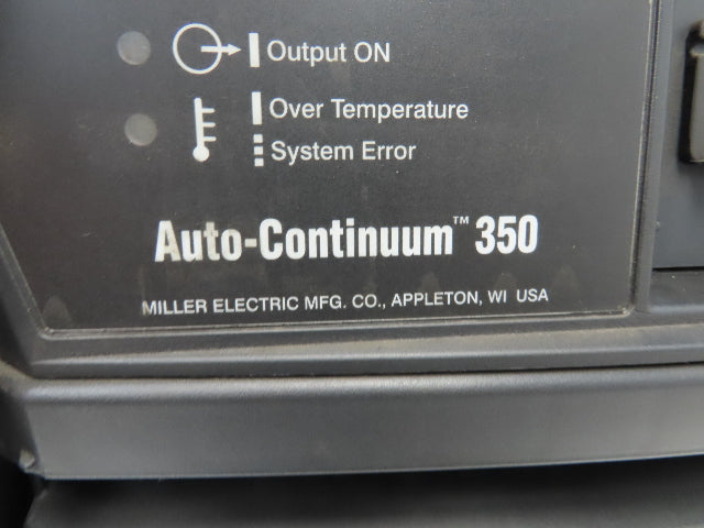 Miller Auto-Continuum 350 Robot Mig Arc Welder 400A 230-575V 3PH 100% Duty 2018