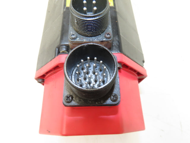 Fanuc A06B-0128-B177 AC Servo Motor 1.4kW 114V 3PH 3000RPM Encoder A8600365T101