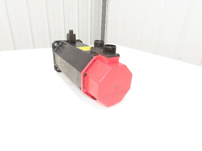 Fanuc A06B-0128-B177 AC Servo Motor 1.4kW 114V 3PH 3000RPM Encoder A8600365T101