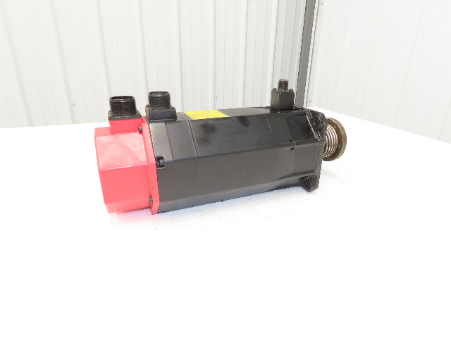 Fanuc A06B-0128-B177 AC Servo Motor 1.4kW 114V 3PH 3000RPM Encoder A8600365T101
