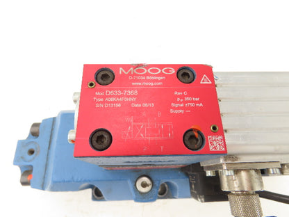 Moog D684Z4815G / P05HXUU6SEY2-N Proportional Servo Valve 24V D633-7368