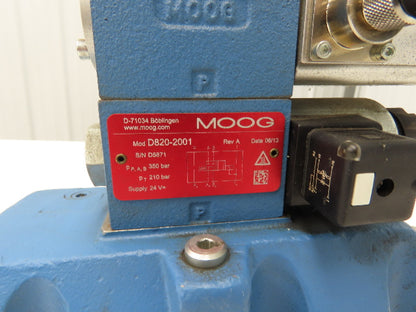 Moog D684Z4815G / P05HXUU6SEY2-N Proportional Servo Valve 24V D633-7368