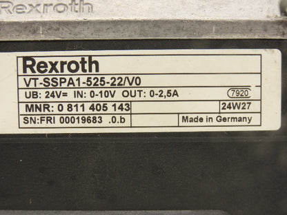 Rexroth ZDRE 6VP1X-10/180G24-25Z4M Proportional Reducing Valve 24VDC