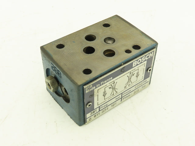 Bosch 0 811 324 101 Hydraulic Control Check Valve 4500psi 0811324101
