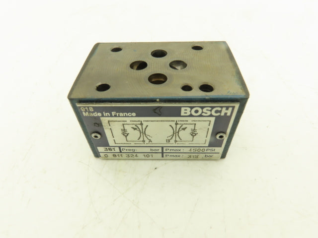 Bosch 0 811 324 101 Hydraulic Control Check Valve 4500psi 0811324101