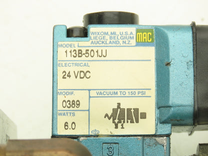 Bijur 247448 Pneumatic Oil Lubricator Pump 4-Inlets 1/2 Liter 24VDC Solenoid