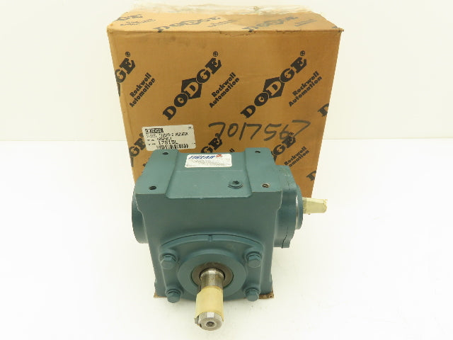Dodge Tigear 2 17S15L Worm Gearbox 15:1 Reducer 116 RPM 1.27Hp LH 583 In-Lb