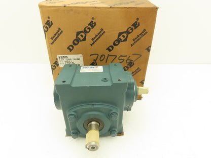 Dodge Tigear 2 17S15L Worm Gearbox 15:1 Reducer 116 RPM 1.27Hp LH 583 In-Lb