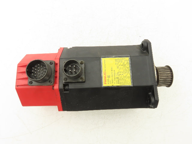 Fanuc A06B-0313-B041 AC Servo Motor 0.75kW 3000RPM 127V 3PH 2.9Nm 4.2A Encoder