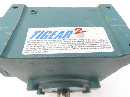 Dodge Tigear-2 26S30R Gearbox 30:1 Reducer 58rpm 2Hp 140TC RH Output 1705 in-lb