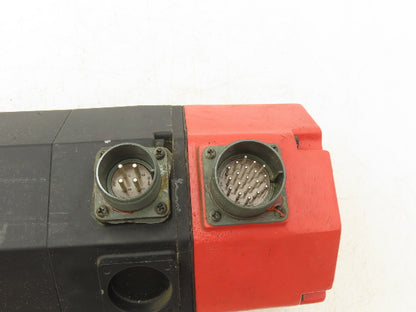 Fanuc A06B-0512-B031 AC Servo Motor 0.9kW 2000RPM 110V 3PH 5.9Nm 6.8A Encoder