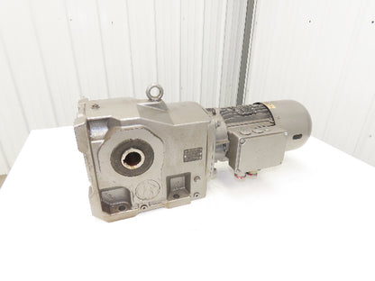 Nord 9032.1AX-90SP/4 Gearmotor 140:1 Speed Reducer 12 RPM 1.5Hp 230/460V
