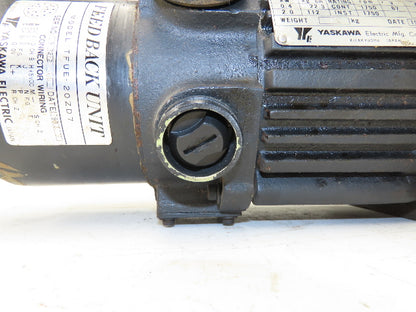 Yaskawa UGCMED-04AA1S DC Servo Cup Motor .4kW 1750RPM 67V Encoder TFUE-20ZD7