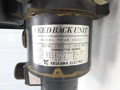 Yaskawa UGCMED-04AA1S DC Servo Cup Motor .4kW 1750RPM 67V Encoder TFUE-20ZD7