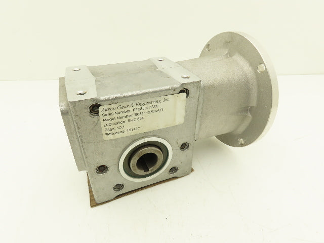 Cone Drive B031110WAAT1 Worm Gearbox 10:1 Speed Reducer 175rpm 56C Hollow Output