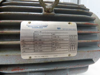 AO Smith AT01004 Electric Motor 10Hp 1755 RPM 208-230/460V 3PH TEFC 215T Frame