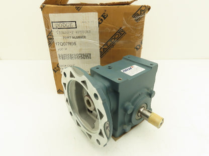 Dodge Tigear 2 17Q07R56 Worm Gearbox 7:1 Reducer 250 RPM 2Hp 56C RH 600 In-Lb