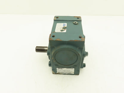 Dodge Tigear-2 17S25R Worm Gearbox 25:1 Reducer 70rpm .88Hp RH 609 In-Lb