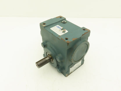 Dodge Tigear-2 17S25R Worm Gearbox 25:1 Reducer 70rpm .88Hp RH 609 In-Lb