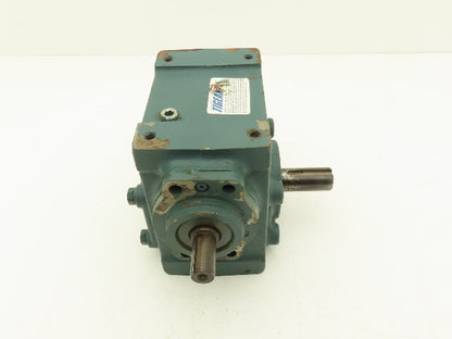 Dodge Tigear-2 17S25R Worm Gearbox 25:1 Reducer 70rpm .88Hp RH 609 In-Lb