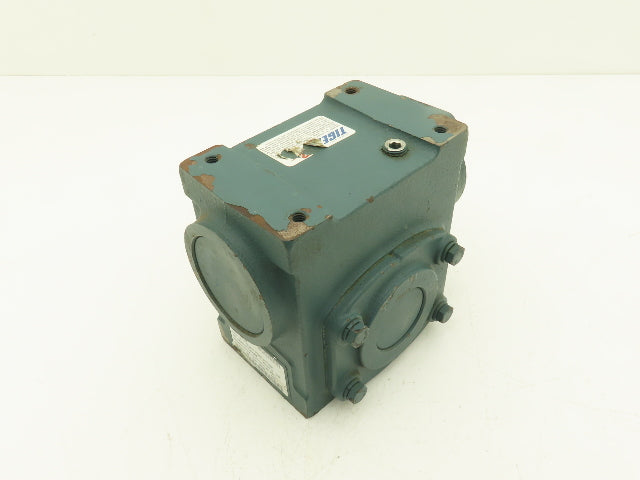 Dodge Tigear-2 17S25R Worm Gearbox 25:1 Reducer 70rpm .88Hp RH 609 In-Lb