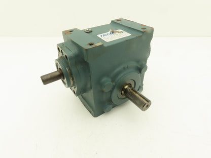 Dodge Tigear-2 17S25R Worm Gearbox 25:1 Reducer 70rpm .88Hp RH 609 In-Lb