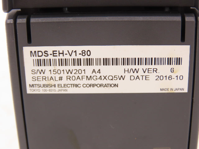 Mitsubishi MDS-EH-V1-80 Servo Amplifier Drive 4.5kW 648VAC In 323VAC 3PH 17A Out