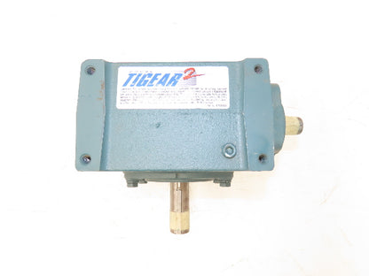 Dodge Tigear 2 26S20L Worm Gearbox 20:1 Reducer 88 RPM 2.7Hp LH 1673 In-Lb