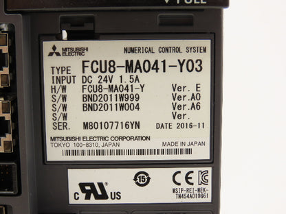 Mitsubishi FCU8-MA041-Y03 Programmable Logic Numerical Control System 24VDC