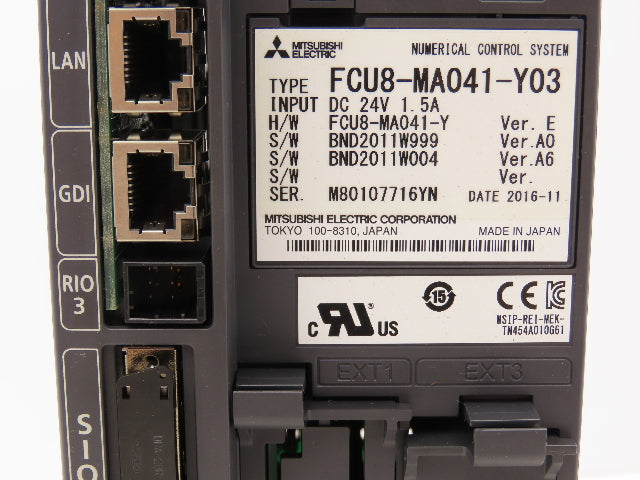 Mitsubishi FCU8-MA041-Y03 Programmable Logic Numerical Control System 24VDC
