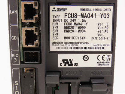 Mitsubishi FCU8-MA041-Y03 Programmable Logic Numerical Control System 24VDC