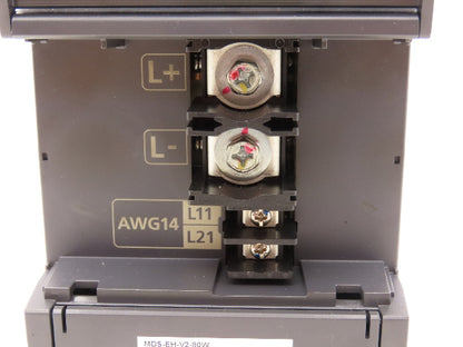 Mitsubishi MDS-EH-V2-80W Servo Amplifier Drive 7kW 648VAC In 323VAC 3PH 21A Out
