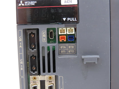 Mitsubishi MDS-EH-V2-80W Servo Amplifier Drive 7kW 648VAC In 323VAC 3PH 21A Out