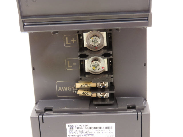 Mitsubishi MDS-EH-V2-80W Servo Amplifier Drive 7kW 648VAC In 323VAC 3PH 21A Out