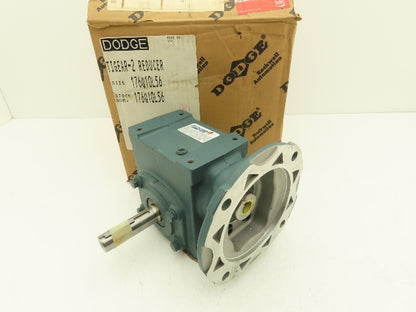 Dodge Tigear 2 176Q10L56 Worm Gearbox 10:1 Reducer 175rpm 1.6Hp 56C LH 534 In-Lb