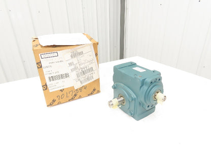 Dodge Tigear-2 23S25L Worm Gearbox 25:1 Reducer 70rpm 1.65Hp LH 1184 In-Lb