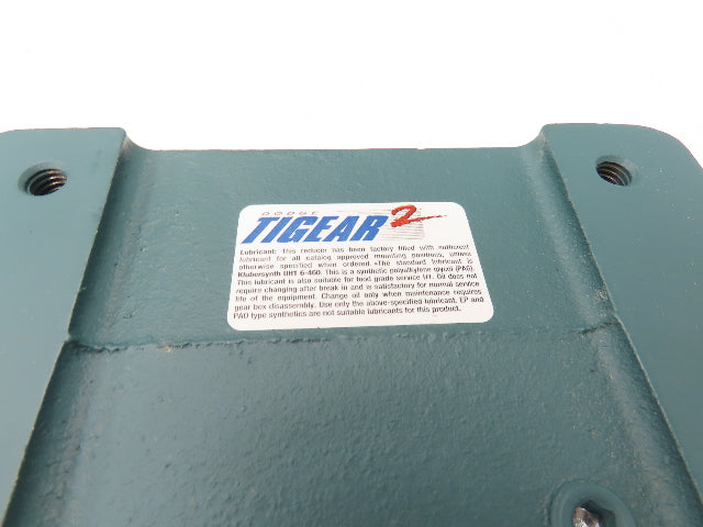 Dodge Tigear-2 23S25L Worm Gearbox 25:1 Reducer 70rpm 1.65Hp LH 1184 In-Lb