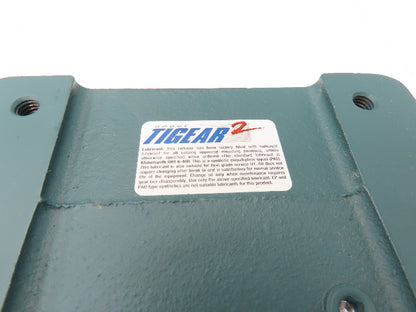Dodge Tigear-2 23S25L Worm Gearbox 25:1 Reducer 70rpm 1.65Hp LH 1184 In-Lb