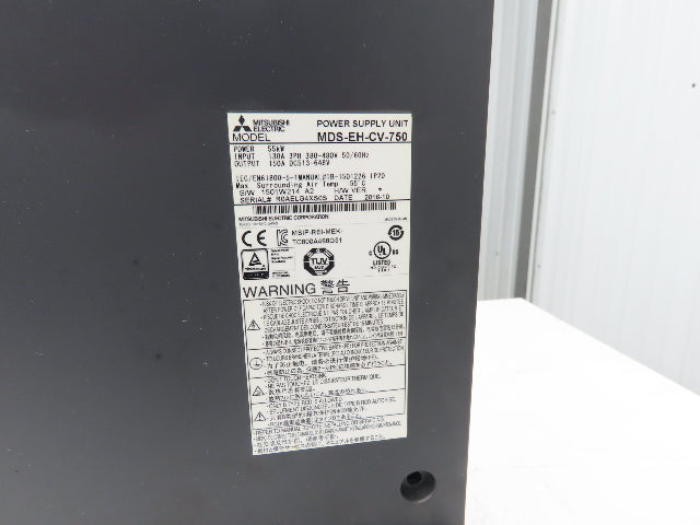 Mitsubishi Electric MDS-EH-CV-750 Power Supply Unit 55kW 150A 513-648VDC